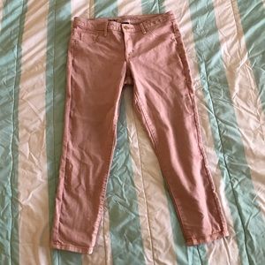 Pink skinny jeans